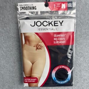 G5002 Jockey Essentials Women's Seamfree No Chafe Slip Shorts Sizes 3XL